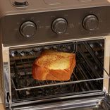 toasting bread in black wonder oven