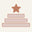 Layer cake with star icon