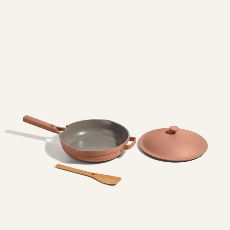 Pink Large Always Pan plus nesting Beechwood Spatula