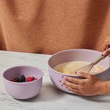 purple better bowl set mixing and berries