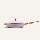 Purple Cast Iron Always Pan