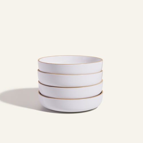 white dinner bowls