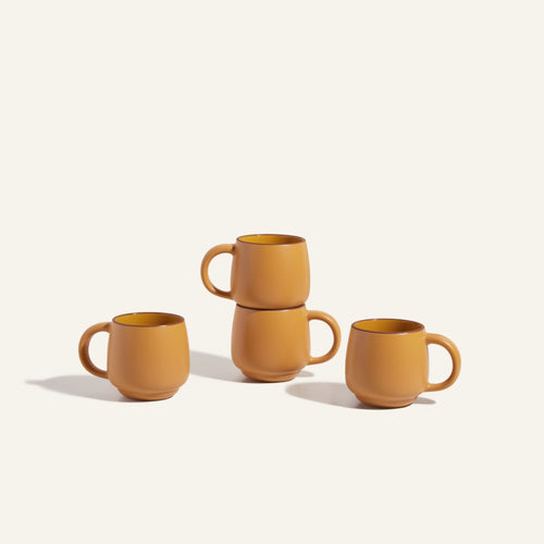 Yellow Night + Day Mugs